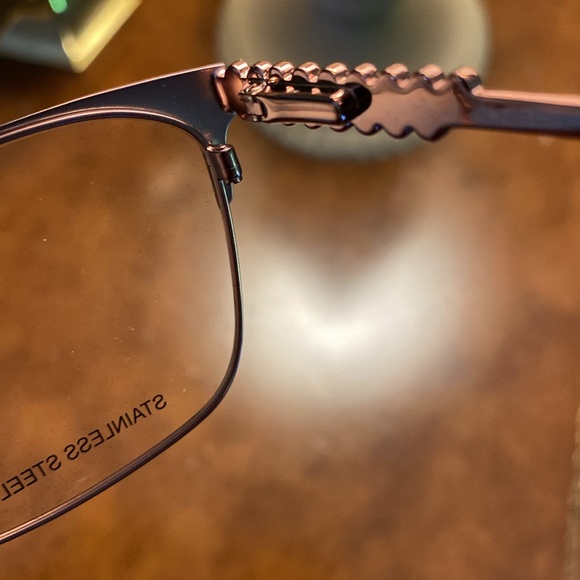 Bebe New Brown Glasses Semi-Rimless Design and free new BeBe crossbody bag main image 5